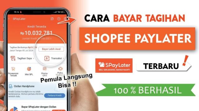 Cara Bayar Shopee PayLater Satu Satu