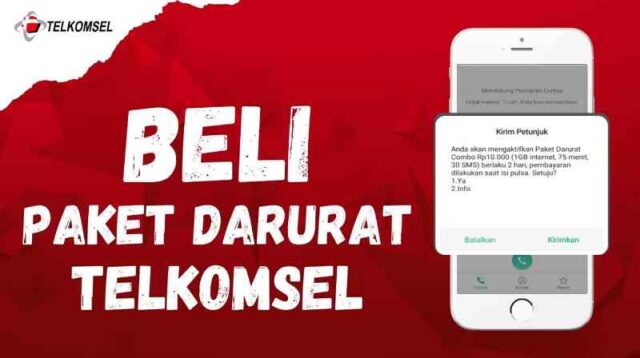 Cara Beli Pulsa Darurat Telkomsel